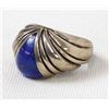 Image 1 : Kabana Sterling Silver & Lapis Ring, Size 6.75