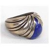 Image 4 : Kabana Sterling Silver & Lapis Ring, Size 6.75