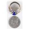 Image 8 : Kabana Sterling Silver & Lapis Ring, Size 6.75