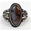 Image 2 : Route 66 Sterling Agate Ring, Size 7.5