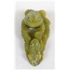 Image 2 : Zuni Serpentine Double Frog Fetish by T. Lasiloo