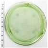 Image 4 : Antique Green Vaseline Footed Sunflower Cake Plate