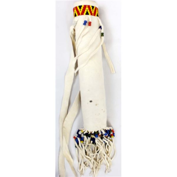 Plains Indian Beaded Doeskin Quiver