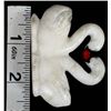 Image 12 : Zuni Alabaster Double Swan Fetish by H. Pincion
