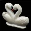 Image 1 : Zuni Alabaster Double Swan Fetish by H. Pincion