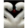 Image 3 : Zuni Alabaster Double Swan Fetish by H. Pincion