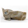 Image 1 : Zuni Picasso Marble Owl Fetish by Hudson Sandy
