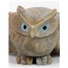 Image 3 : Zuni Picasso Marble Owl Fetish by Hudson Sandy