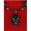 Image 2 : Native American Zuni Jet Frog Fetish Necklace