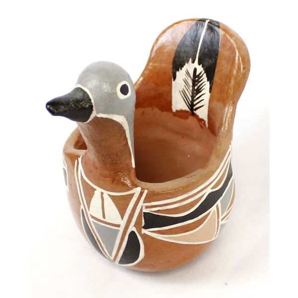 Santo Domingo Pottery Bird Bowl by Santana