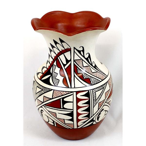 Jemez Pottery Vase by A. Tafoya Armijo
