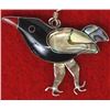 Image 2 : Sterling Silver & Abalone Crow Earrings