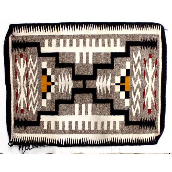 Native American Navajo Wool Textile Rug