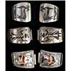 Image 1 : 3 Sets of Vintage Men's Navajo & Zuni Watch Tips