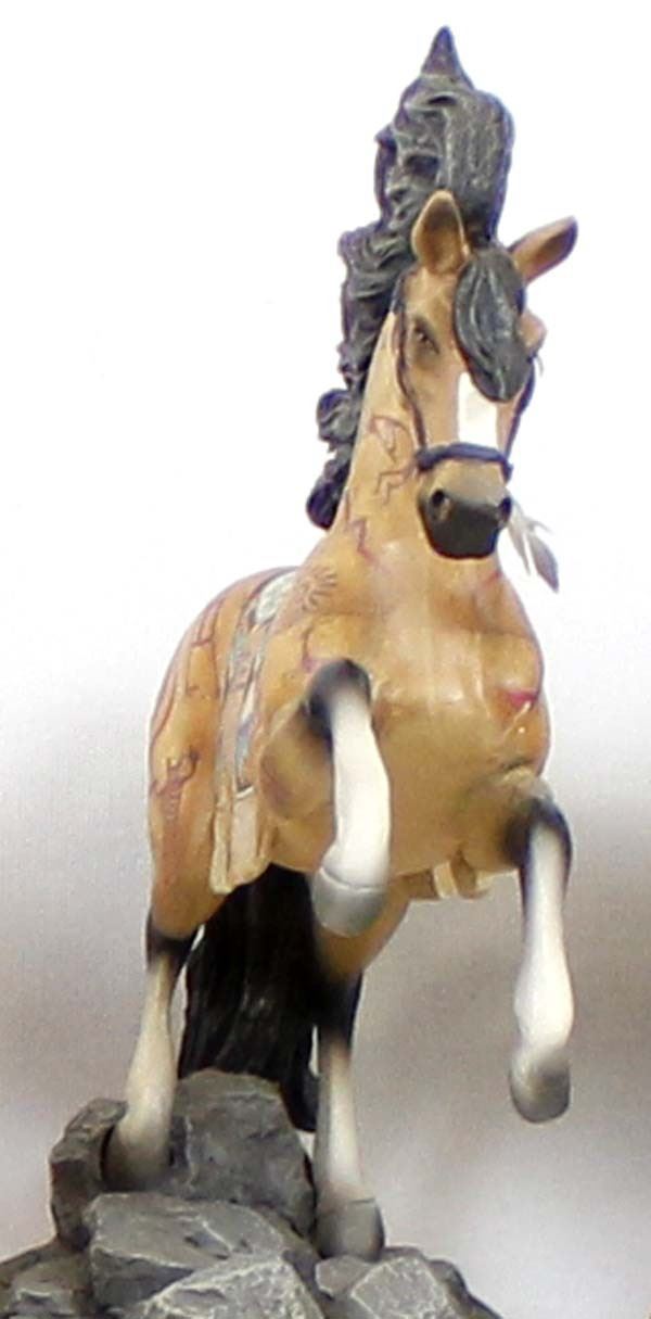 7 Laurie Prindle Painted Horse Figurines
