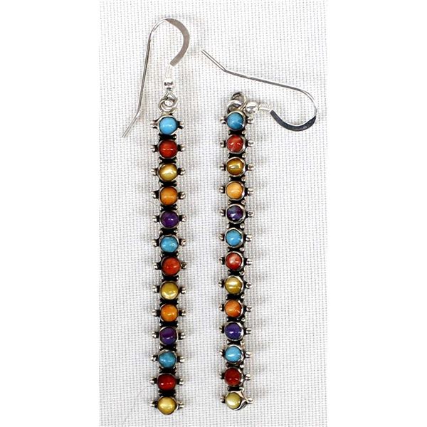 Sterling Multi-Stone Earrings