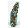 Image 2 : Isleta Turquoise Corn Maiden Fetish by Abeita