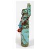 Image 5 : Isleta Turquoise Corn Maiden Fetish by Abeita