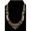 Image 1 : Tibetan Turquoise Inlay Necklace