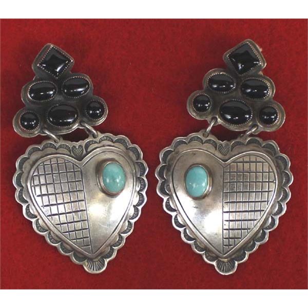 Don Lucas Sterling Clip-on Earrings