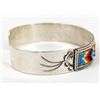 Image 10 : Navajo Sterling Beaded Bracelet Hallmarked