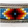 Image 3 : Navajo Sterling Beaded Bracelet Hallmarked