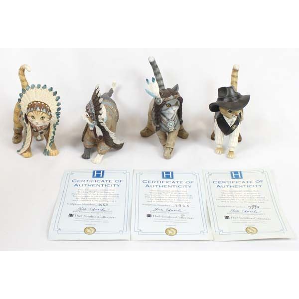 ''Feathers 'N Fur'' Kittens Figurine Collection