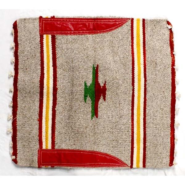 Vintage Navajo Cotton Textile Saddle Blanket