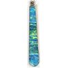 Image 2 : Sterling Silver & Lab Opal Pierced Earrings