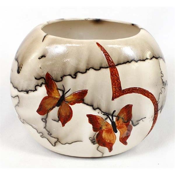 Horse Hair Pottery Vase by Gina Arrighetti