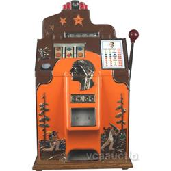 5 Cent Jennings Chief Slot Machine Restored