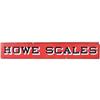 Image 1 : Howe Scales Porcelain Sign