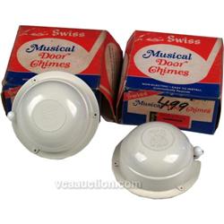 Lot of 2 Reuge Musical Door Chimes