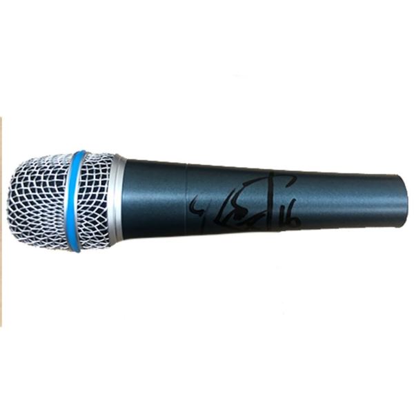 Signed Metallica Robert Trujillo Microphone