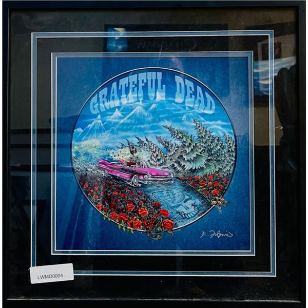 Rare Framed Grateful Dead Wall Art