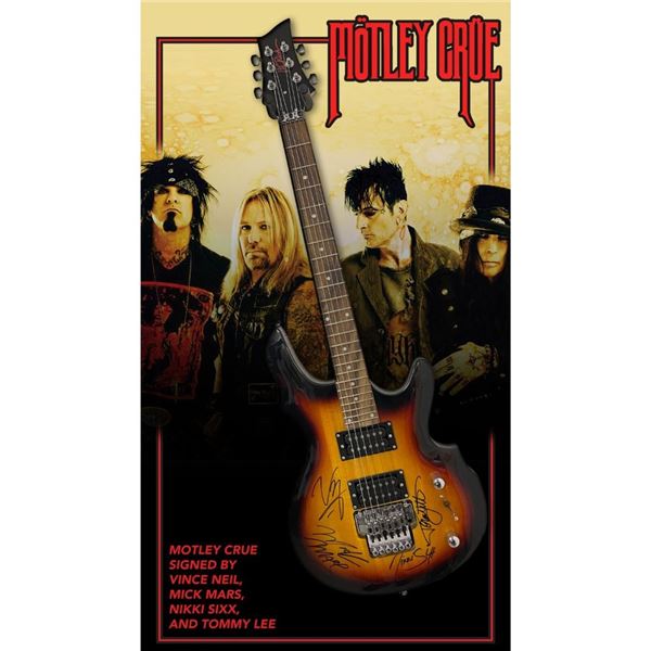 Signed Motley Crue Guitar