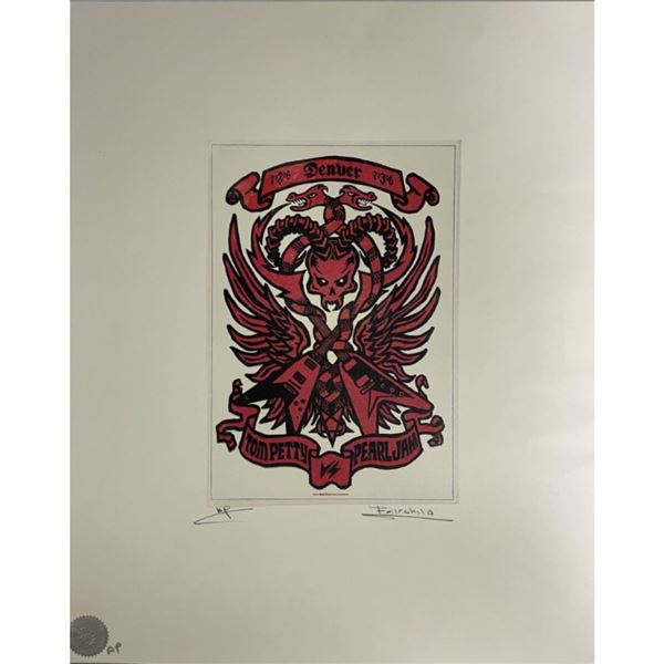 Limited Edition Tom Petty/ Pearl Jam  Print