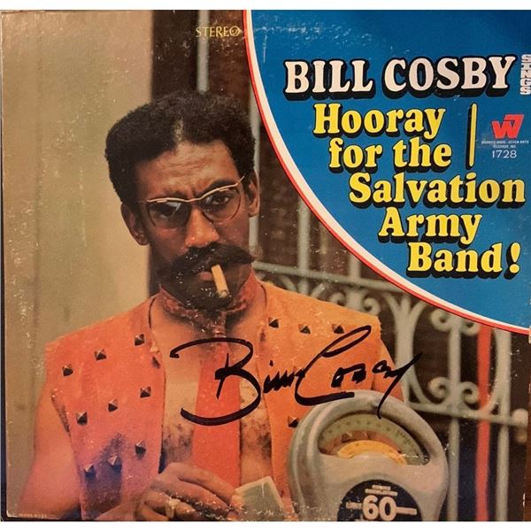 Signed Bill Cosby Hurray For the Salvation Army Band Album Cover