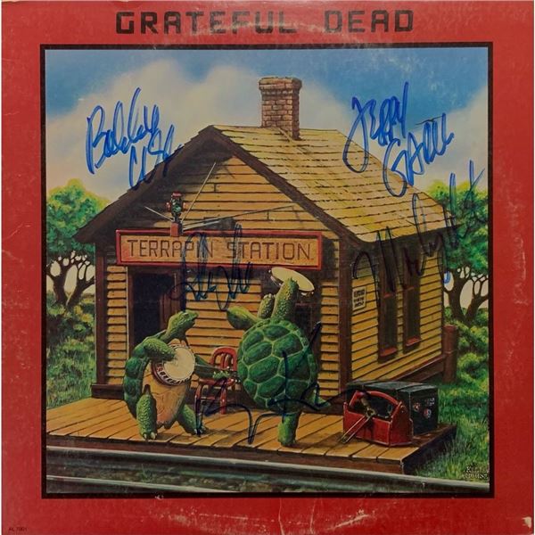Signed Grateful Dead Terrapin Station Album Cover
