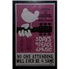 Image 1 : Framed Woodstock Concert Poster