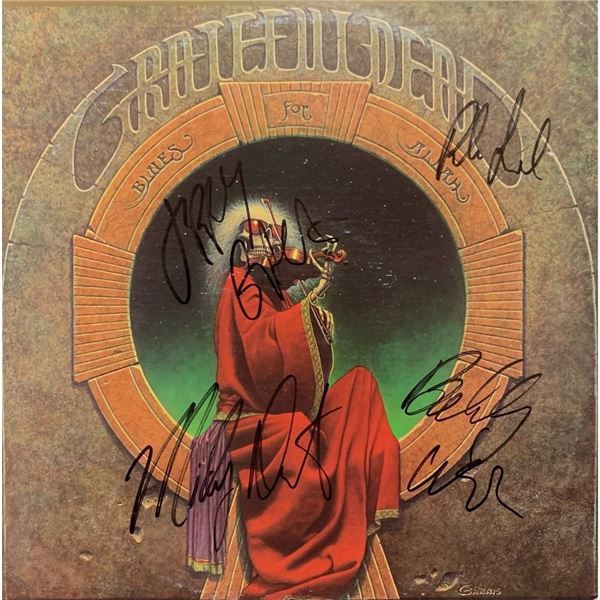 Signed Grateful Dead Blues For Allah Album Cover