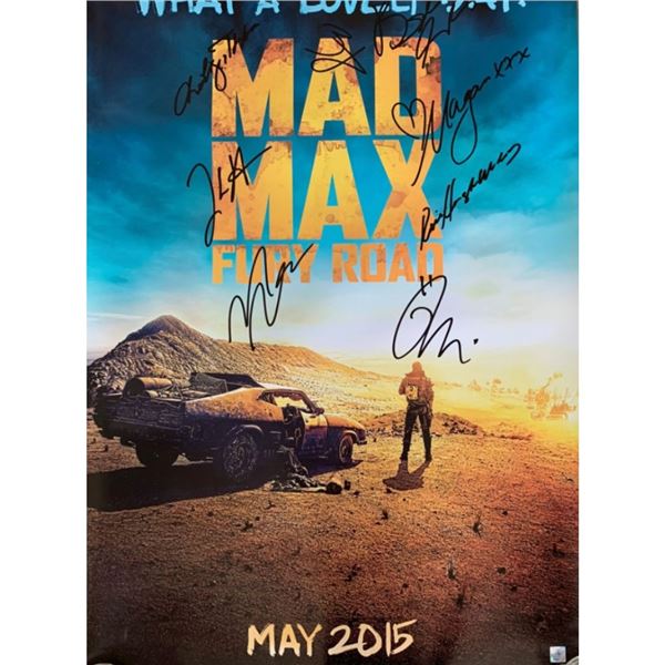 Signed Mad Max Fury Road Movie Poster