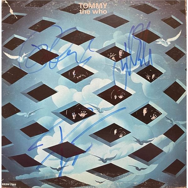 Signed by Roger Daltrey, Pete Townshend, John Entwistle