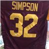 Image 1 : Signed OJ Simpson USC Jersey
