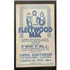 Image 1 : Framed Fleetwood Mac Concert Poster, August 24, 1976