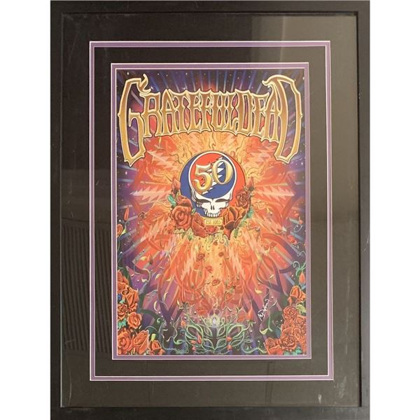 Framed Grateful Dead - 50th Anniversary  Poster