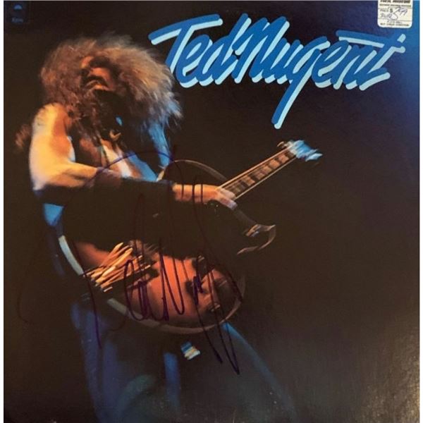 Signed Ted Nugent Album Cover