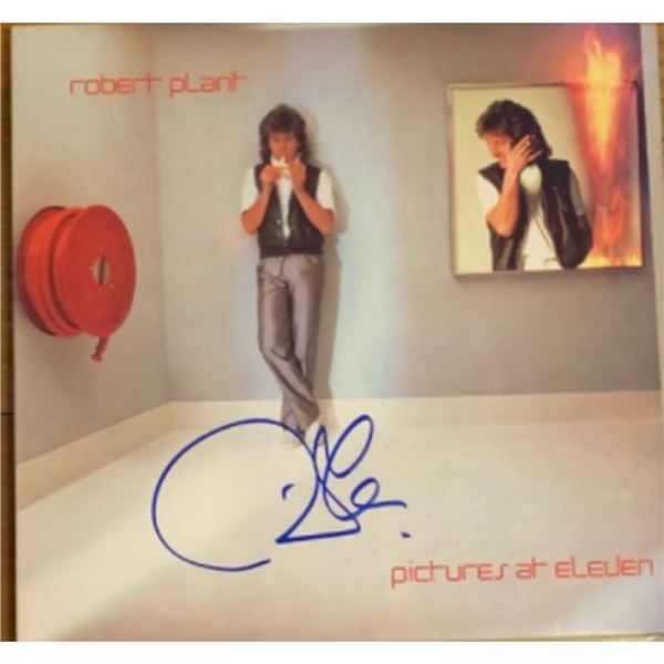 Signed Robert Plant Pictures at Eleven Album Cover