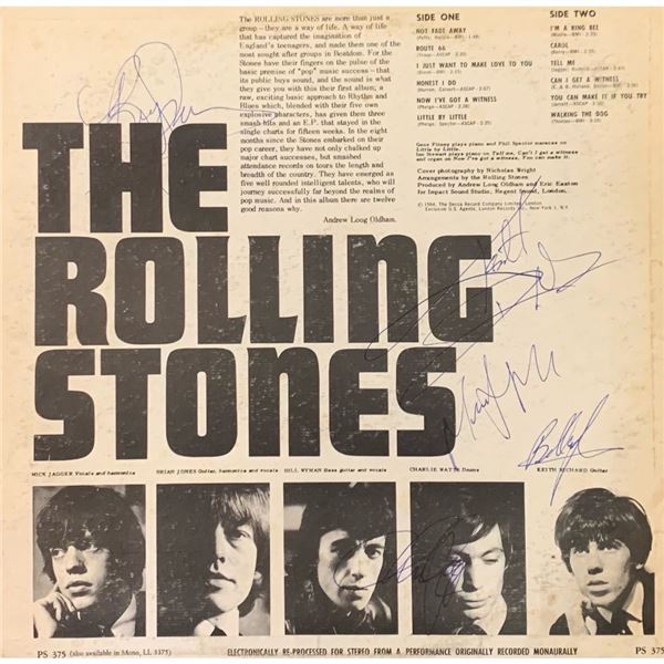 Signed The Rolling Stones England's Big Hit Makers Album Cover