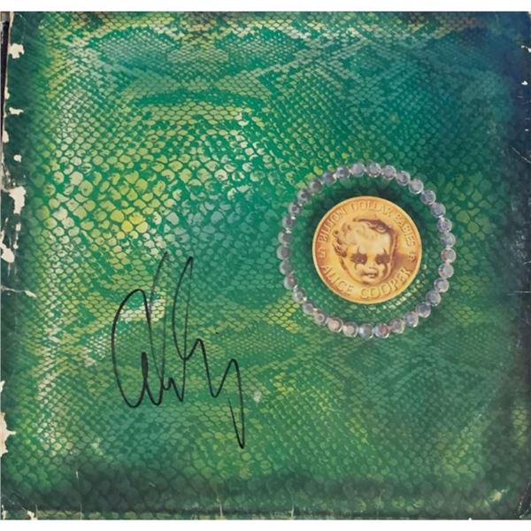 Signed Alice Cooper Billion Dollar Babies Album Cover